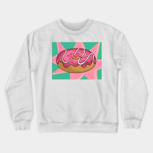 Donut Pop Art Crewneck Sweatshirt